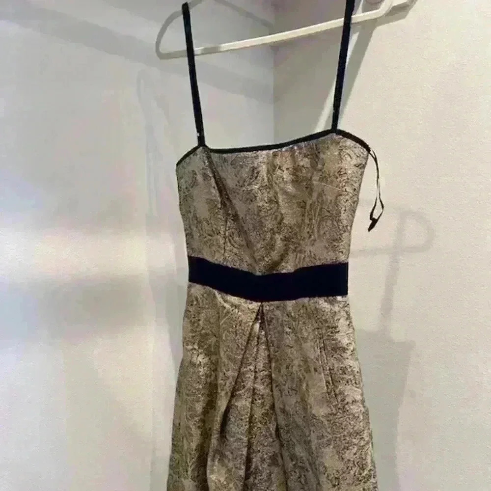Dolce & Gabanna Gold Mini Dress